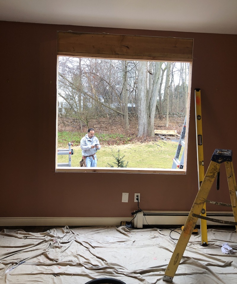 Putting a new window in a dark room